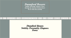 Desktop Screenshot of dunnfordboxers.com
